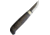 Marttiini Snappy Fixed Blade Knife, 6.75in Overall, 2.13in Two-Tone Finish Carbon Steel Blade, Curly Birch Handle, Waxed Handle, Black Leather Belt Sheath, Boxed With Hanging Tab, 511020