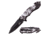 Master USA Drop Point Spring Assisted Knife, 3.25 in, 3Cr13 Stainless Steel Stainless Steel, Black/Grey, MU-A112GX