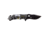 Master USA Embossed Printing Spring Assisted Knife, 3.75 in, 3Cr13 Stainless Steel Stainless Steel, Drop Point, Black Eagle, MU-A116A