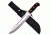 Master USA Fixed Blade, 16.375in, Stainless Steel Blade, Black Pakkawood Handle MU-1135S