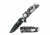 Master USA Folding Blade, 3.5in, Stainless Steel Blade, Grey Skull Camo Nylon Fiber Handle MU-A005GY