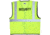 MCR Safety Luminator Series Hi Vis Reflective Lime Safety Vest w/Security Logo, Large, VCL2MLSECL