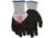 MCR Safety Cut Pro 13 Gauge HyperMax Shell, Cut, Abrasion and Puncture Resistant Work Gloves, Insulated Glove with Full Acrylic Lining, Nitrile Foam Dipped Palm and Over the Knuckle, Black/Gray, Medium, 92901KDM
