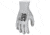 MCR Safety Cut Pro 13 Gauge HyperMax Shell, Cut, Abrasion and Puncture Resistant Work Gloves, PU Coated Palm and Fingertips, Gray/Salt and Pepper, Large, 92743PUL