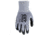 MCR Safety Cut Pro 15 Gauge Hypermax Shell Cut, Abrasion and Puncture Resistant Work Gloves, Nitrile Foam Coated Palm and Fingertips, Black/Blue, Medium, 92715NFM