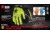 MCR Safety Cut Pro Mechanics Cut and Puncture Resistant Work Gloves, Synthetic Leather Palm and Fingers, Palm Lined with Alycore, Black/Hi-Vis Lime, Medium, ML300AM