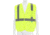 MCR Safety Hi Vis Reflective Safety Vest, ANSI Type R Class 2, Mesh with 2in Silver Stripes, Five Point Break Away Design, Fluorescent Lime, XL, RXCL2MLXL