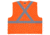 MCR Safety Hi Vis Reflective Safety Vest, ANSI Type R Class 2, Mesh with 2in Silver Stripes, Five Point Break Away Design, Fluorescent Orange, 2X, RXCL2MOX2