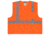 MCR Safety Hi Vis Reflective Safety Vest, ANSI Type R Class 2, Mesh with 2in Silver Stripes, Five Point Break Away Design, Fluorescent Orange, 2X, RXCL2MOX2