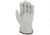 MCR Safety Leather Drivers Work Gloves, Select Grade Unlined Grain Pigskin, Keystone Thumb, Beige, Large, 3401L