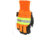 MCR Safety Luminator Leather Drivers Insulated Work Gloves, Premium Grain Pigskin Leather Palm and Hi-Vis Back, Thermosock Lined and Wing Thumb, Black, Large, 34411L
