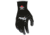 MCR Safety Ninja X Work Gloves, 15 Gauge Nylon/Lycra Blended Shell, Bi-Polymer Coated Palm and Fingertips, Black, Small, N9674S