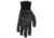 MCR Safety Ninja X Work Gloves, 15 Gauge Nylon/Lycra Blended Shell, Bi-Polymer Coated Palm and Fingertips, Black, Small, N9674S