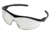 MCR Safety ST1 Series Safety Glasses, Non-Slip Temple Grips, I/O Clear Mirror, One Size, ST119