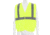 MCR Safety V2CL2MLXL Hi Vis Reflective Safety Vest, ANSI Type R Class 2, Mesh with 2in Silver Stripes, Hook and Loop Front Closure, Fluorescent Lime, XL, V2CL2MLXL