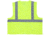 MCR Safety V2CL2MLZXL Hi Vis Reflective Safety Vest, ANSI Type R Class 2, Mesh with 2in Silver Stripes, Zipper Front Closure, Fluorescent Lime, XL, V2CL2MLZXL