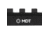 MDT Scope Base Picatinny Scope Rail, Ruger Amer RF, 50 MOA, Black, 106611-BLK