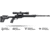 MDT Tikka T3 HNT-26 Folding ARCA Rifle Chassis,Short Action, Right, Black Carbon Fiber, 106137-BCF