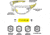 Mechanix Wear Tactical Type-X Shooting Glasses, Black Frame, Clear Lens, Bag, VXF-10AF-PU
