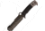 Medford USMC EOD-1 Knife, 5.5 black PVD coated sawback 3V steel blunt tip b, Black G10 and titanium handle, MK0743PQ-08KB