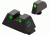 Meprolight Glock 9 mm/357 Sig/40 SW/45 GAP Green/Green Fixed Set TD, ML10224SUP