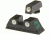 Meprolight Glock 9 mm/357 Sig/40 SW/45 GAP Green/Orange Fixed Set TD, ML10224SUPO
