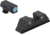 Meprolight Hyper-Bright Plus Glock Standand Frame, Black Blue Ring, 402243141