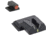 Meprolight Hyper-Bright V-Sight S&amp;W M&amp;P Shield, Non-Ez Models, - O Ring, Black Orange Ring, 417753131, 417753131