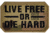 Merica Life Live Free or Die Hard Patch, 3 x 2, LFDH