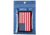 Merica Life US Flag Forward PVC Patch, Black Outline, 3 x 2, USFLAG-FORW-BOUT