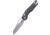 Microtech MSI S/E Fluted G-10 Stonewash Partial Serrated 3.88in Folding Knife, Black, 210-11FLGTBK