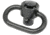 Midwest Industries 1.25in Heavy Duty Sling Swivel, Black, 114HDS