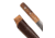 MIL-TEC German Sailor Fixed Blade Knife w/Sheath, 3in, 440A Stainless Steel, Wood Handle, Brown, 15375000