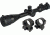 Millett 4-16x50 Tactical Rifle Scope, ATAC Camo w/ Illuminated Mil-Dot Bar Reticle BK81001A w/ Millett 30mm Tactical Detachable Ring, Medium, Matte Black DT00715