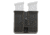 Mission First Tactical Double Pistol Magazine Pouch, Fits GLOCK 9/40 Magazines, Black, Adjustable Retention, Includes 1.5" Belt Loop, H10DMP-GDS9-150