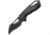 MKM Isonzo Linerlock Black Folding Knife, 2.25 black finish partially serrated Bohler N690 , Black FRN handle, MK FX03-1PBK
