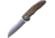 MKM Root Slip Joint Bronze Folding Knife, 2.75 satin finish Bohler M390 stainless blade, Bronze anodized titanium handle, MK RT-TBR