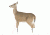 dreamy whitetail doe decoy, brown