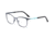 Morgan 203170 Progressive Prescription Eyeglasses, Dark Grey/Blue Frame, 203170-1024PR
