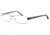 Morgan 203120 Bifocal Prescription Eyeglasses - Black Frame and Clear Lens 203120-423BI