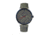 Morphic M65 Series Leather-Band Watch w/Day/Date, Grey, MPH6505