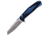 Mtech Button Lock Black/Blue Folding Knife, 3.5 satin finish stainless blade, Black and blue G10 handle, MTE-FDR034-BL