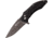 Mtech Button Lock Folding Knife, 3.25in Gray Titanium Coated SS Drop Point, Black Textured Aluminum Handle, Pocket Clip, MT-1034BK