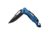 Mtech Drop Point Spring Assisted Knife w/Bottle Opener, 3.5 in, 3Cr13 Stainless Steel Stainless Steel, Blue, MT-A705G2-BL