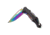 Mtech Drop Point Spring Assisted Knife w/Bottle Opener, 3.5 in, 3Cr13 Stainless Steel Stainless Steel, Rainbow, MT-A705G2-RB