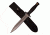 Mtech Fixed Blade, 11.25in, Stainless Steel Blade, Black Abs Handle MT-20-77GY