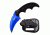 Mtech Fixed Blade, 5in, Stainless Steel Blade, Matte Aluminum Handle MT-20-63BL