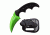 Mtech Fixed Blade, 5in, Stainless Steel Blade, Matte Aluminum Handle MT-20-63GN