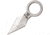 Mtech Spear Point Fixed Blade Knife w/Bead Chain, 1.75 in, 3Cr13 Stainless Steel Stainless Steel, Satin, MT-20-92S