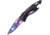 Mtech Drop Point Spring Assisted Knife w/Bottle Opener, 3.5 in, 3Cr13 Stainless Steel Stainless Steel, Serrated, Blue, MT-A705GLX